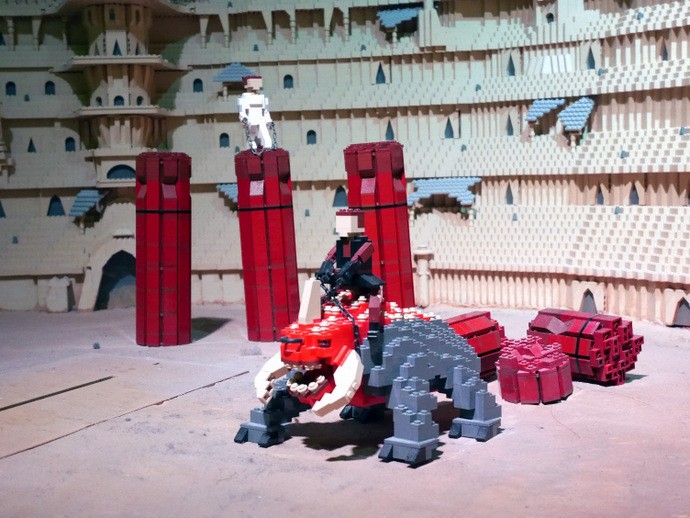 lego starwars troopers riding in johor premium outlets malaysia