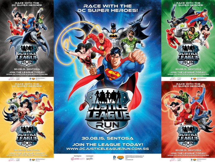 The DC Justice League Run 2015 At Sentosa