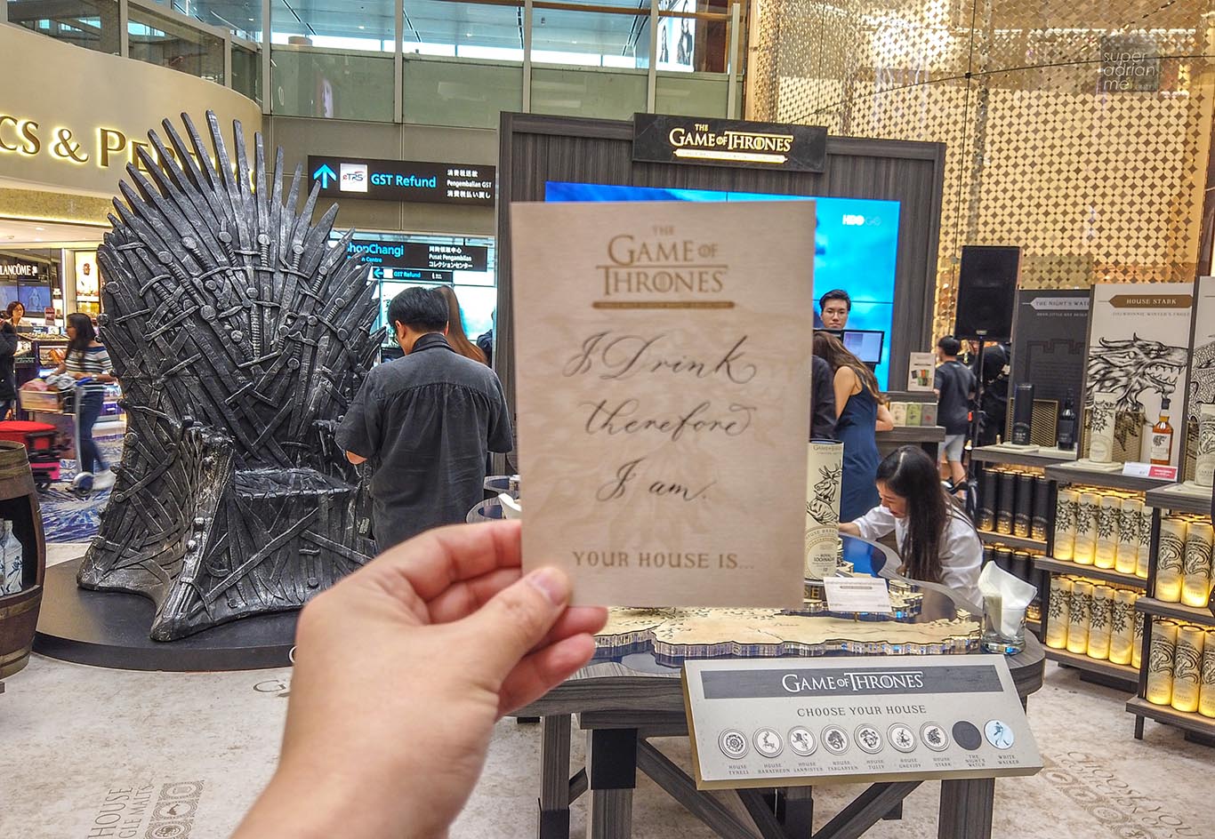Game of Thrones activation at Changi Airport Terminal 3