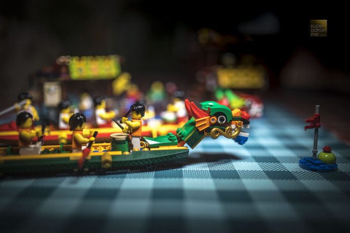 LEGO Dragon Boat with mini figures 