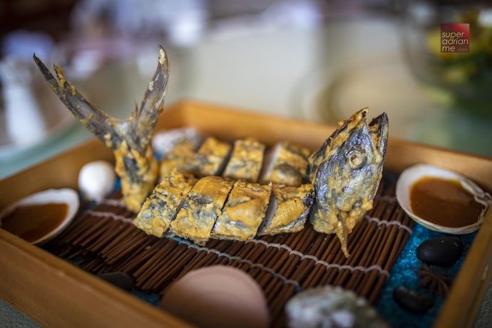 Pan-fried Minced Mackeral Fish Paste served with Homemade Sauce