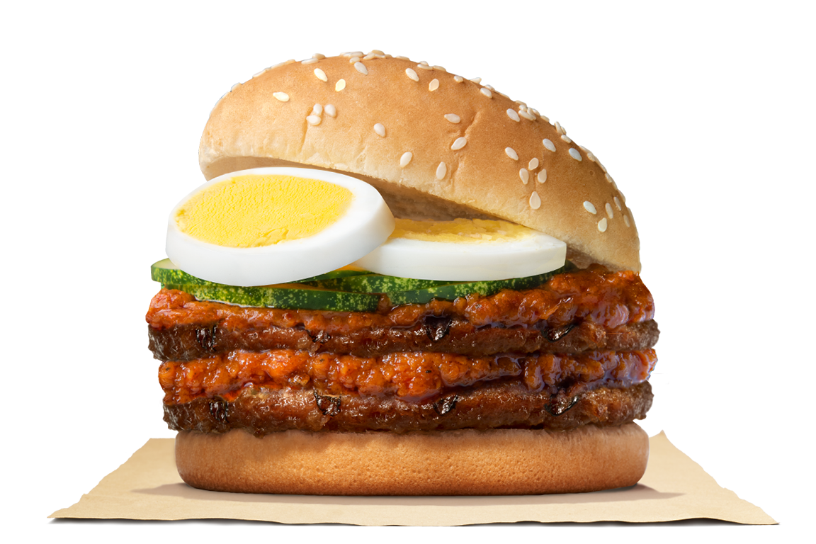 Laksa Double Beef Burger (Burger King photo)