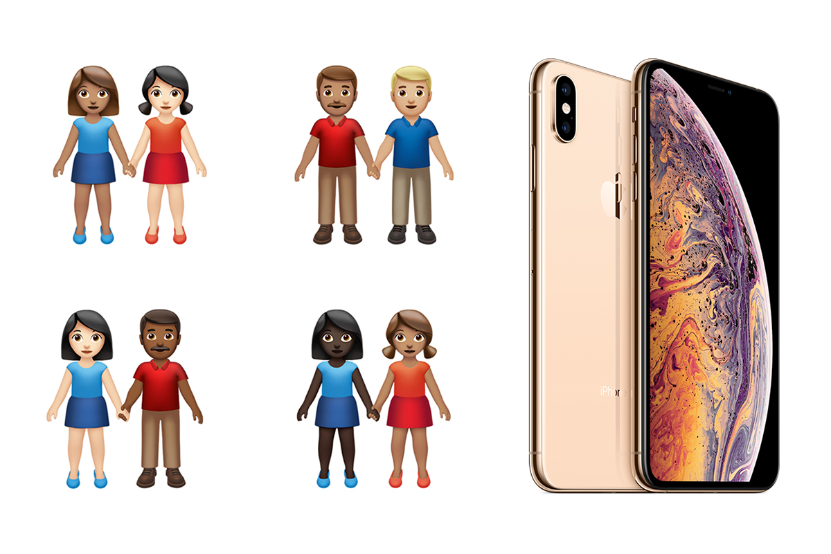 New Emojis iPhone iPad iOS Mac fall 2019 couples gay pride