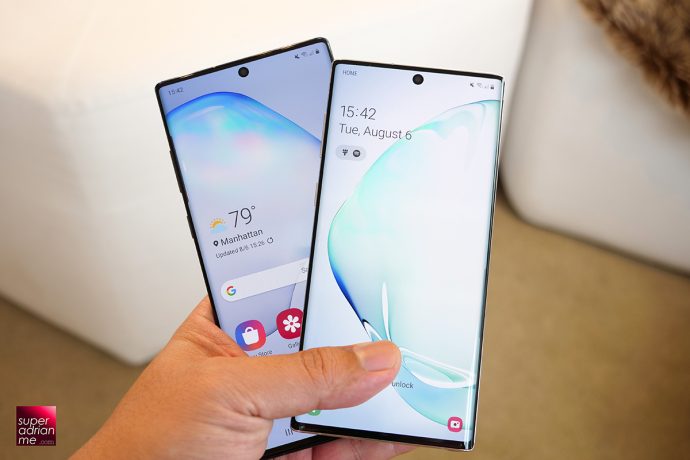 Samsung Galaxy Note 10 + Singapore Price Review colour camera specs