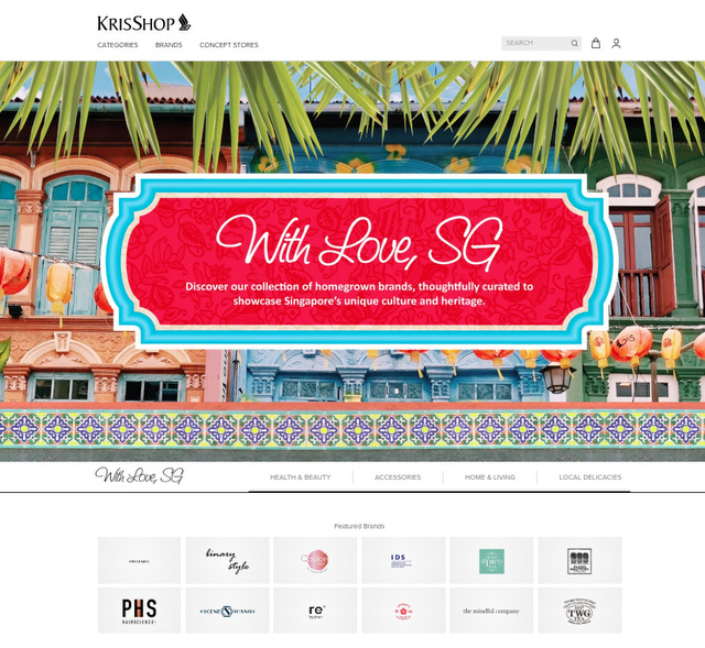 Screengrab of With Love, SG page from KrisShop.com | SUPERADRIANME.com Screengrab of With Love, SG page from KrisShop.com