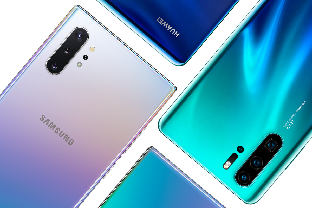 Samsung Galaxy Note 10+ Huawei P30 Pro VS test best comparison