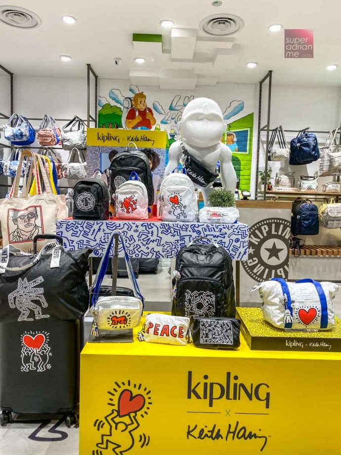 Kipling x Keith Haring Collection at Kipling Store in ION Orchard