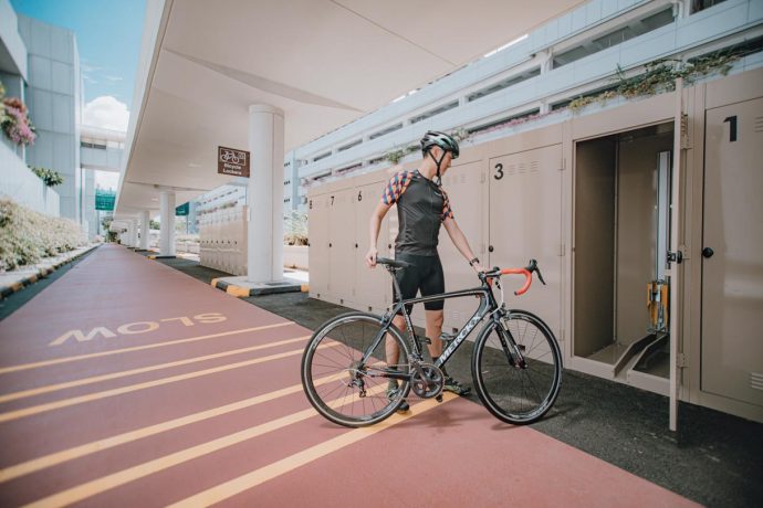 HUB & SPOKE Bicycle Lockers (Changi Airport Group photo)