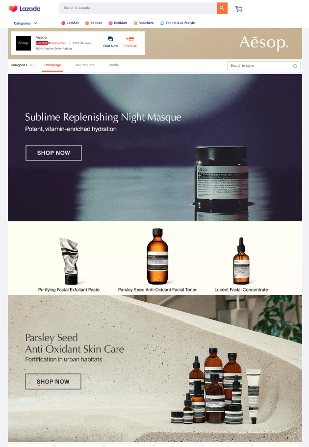 Aesop LazMall Store | SUPERADRIANME.com Aesop LazMall Store