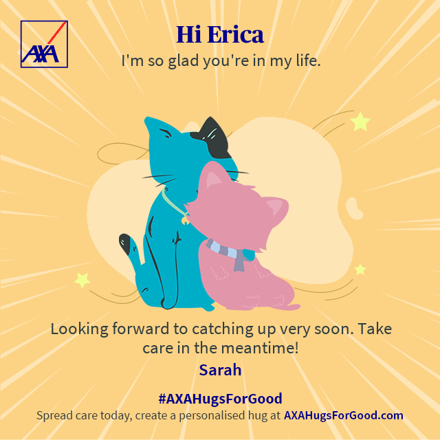 AXA_#AXAHugsForGood Challenge_Personalised Virtual Hug Example 2 | SUPERADRIANME.com