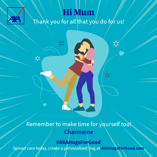 AXA_#AXAHugsForGood Challenge_Personalised Virtual Hug Example 3 | SUPERADRIANME.com