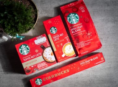 Starbucks at home toffee nut latte review price singapore best christmas collection