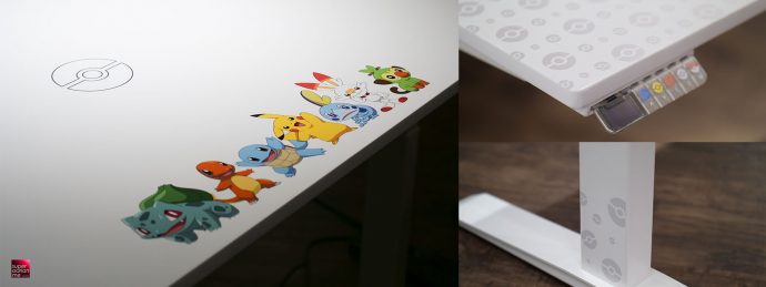 Omnidesk X Pokémon pikachu starter Ergonomic Desk Singapore price review shipping best standing desk