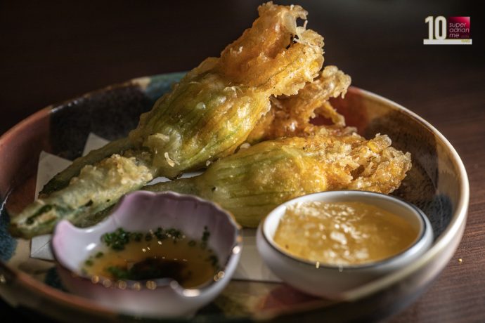 Dine - USHIO Sumiyaki and Sushi Bar - Zucchini Blossom Tempura