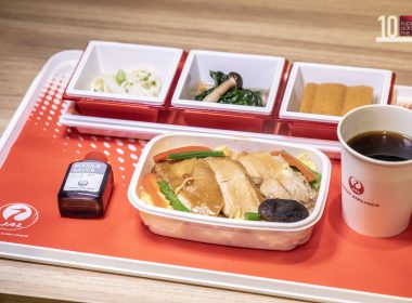 JAL Chicken Takiawase Tamago Inflight Meal