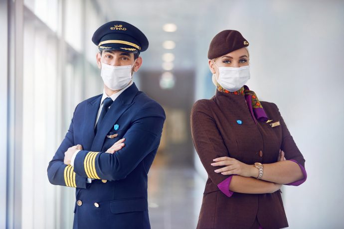 All Etihad Airways operating pilots and cabin crew are vaccinated against COVID-19 (Etihad Airways Photo)