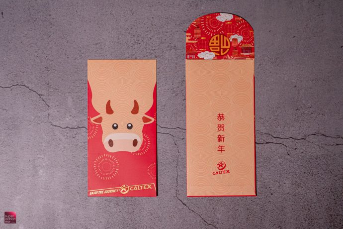 Caltex Singapore Ang Bao Red Packet Designs CNY Chinese new year 2021 ox cow best pouch bag Singapore Ang Bao Red Packet Designs CNY Chinese new year 2021 ox cow best pouch bag