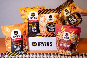 Irvins Salted Egg Prawn roll review fish skin price Singapore