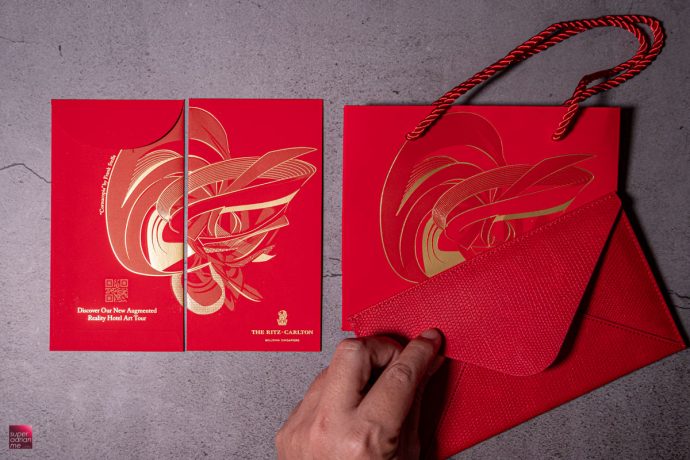 Ritz Carlton Millenia Singapore Singapore Ang Bao Red Packet Designs CNY Chinese new year 2021 ox cow best pouch bag