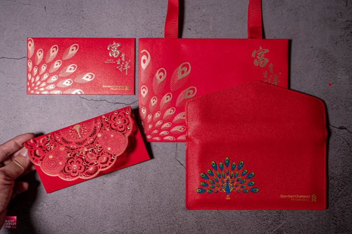 Standard CHartered Singapore Ang Bao Red Packet Designs CNY Chinese new year 2021 ox cow best pouch bag