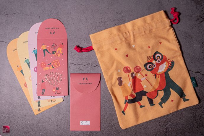 The Body Shop Singapore Ang Bao Red Packet Designs CNY Chinese new year 2021 ox cow best pouch bag