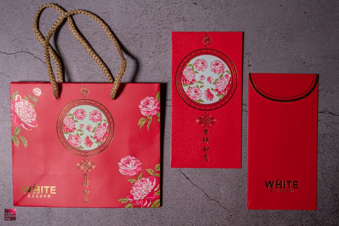 WHITE Restaurant Singapore Ang Bao Red Packet Designs CNY Chinese new year 2021 ox cow best pouch bag