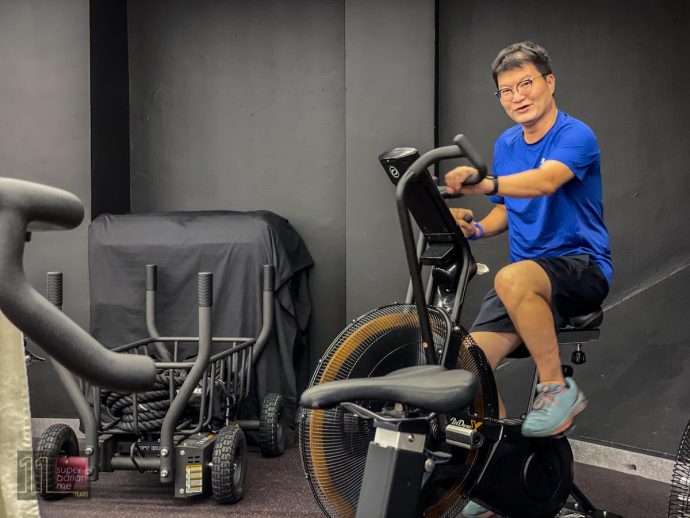 Adrian Eugene Seet Working Out at TFX Pacific Plaza