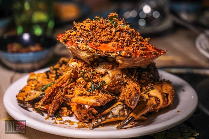 Tian Tian Fisherman's Pier Seafood Restaurant - Fried Spicy Crab in Authentic Bi Fen Tang Style