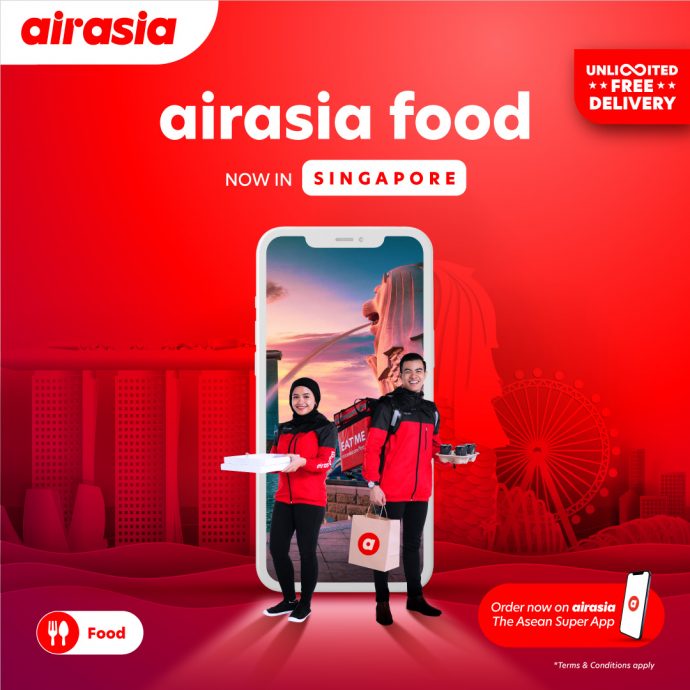 AirAsia Delivery Food Singapore App Launch