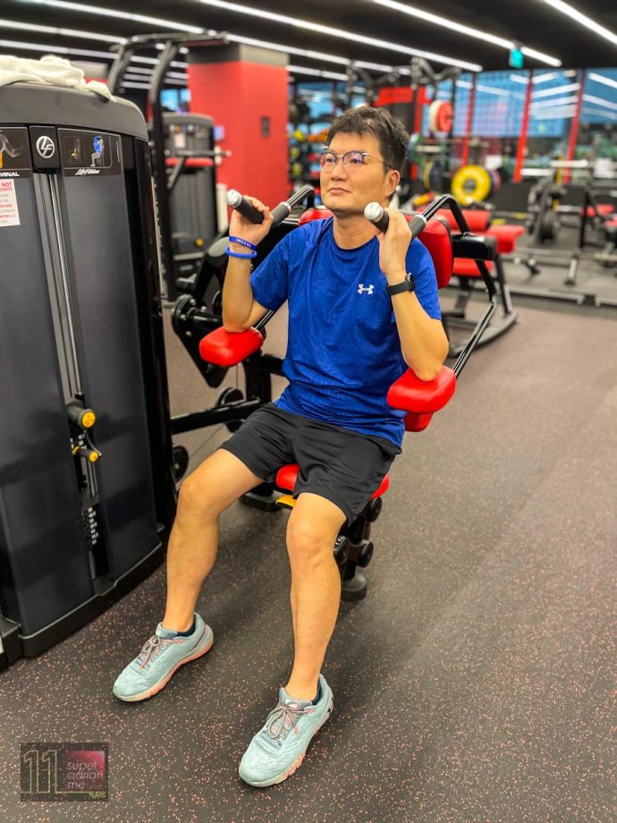 Adrian Eugene Seet Working Out at TFX Pacific Plaza