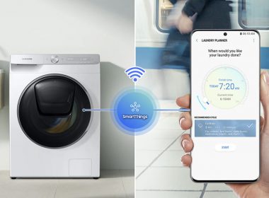 Samsung QuickDrive AI powered washing machine laundry best review price singapore