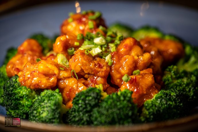 Stir-fried Chicken in Garlic and Chilli Sauce