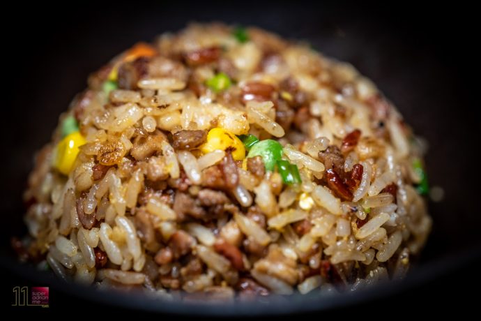 Stir-fried Brown Rice with Minced Duck Meat