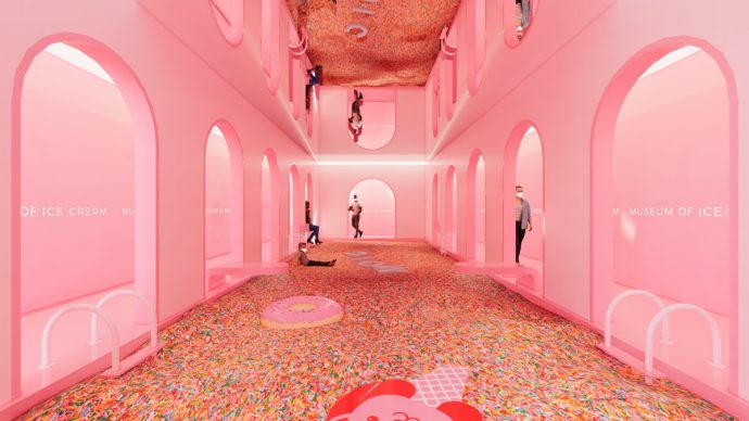 Artist rendering of the Sprinkle Pool at the upcoming Museum of Ice Cream Singapore (Museum of Ice Cream photo)