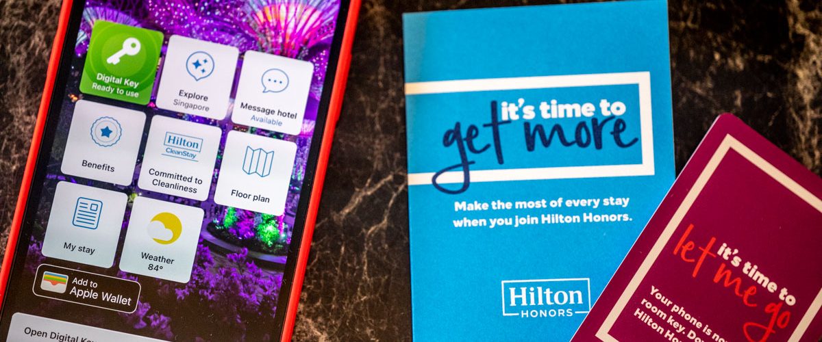 Hilton Key Card and Mobile Key Card