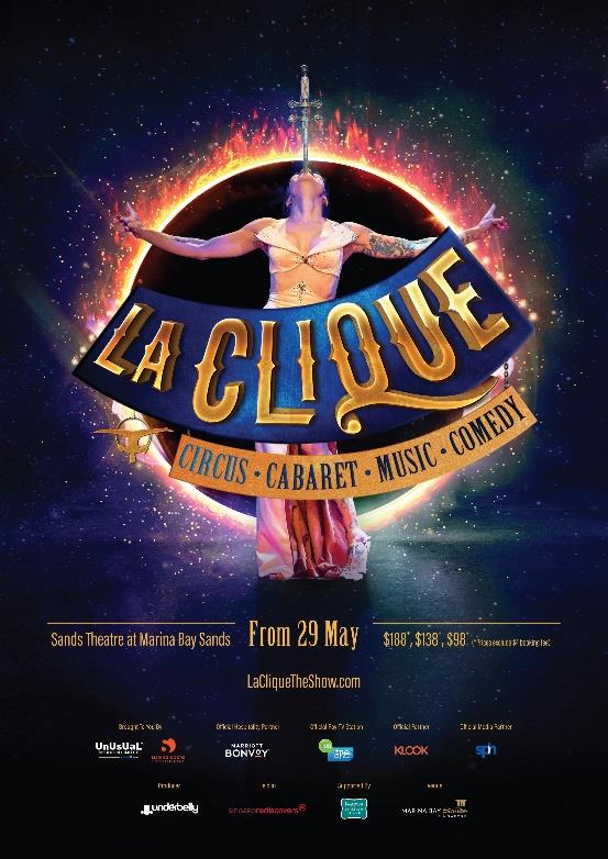 International show La Clique to debut at Sands Theatre at Marina Bay Sands May 2021