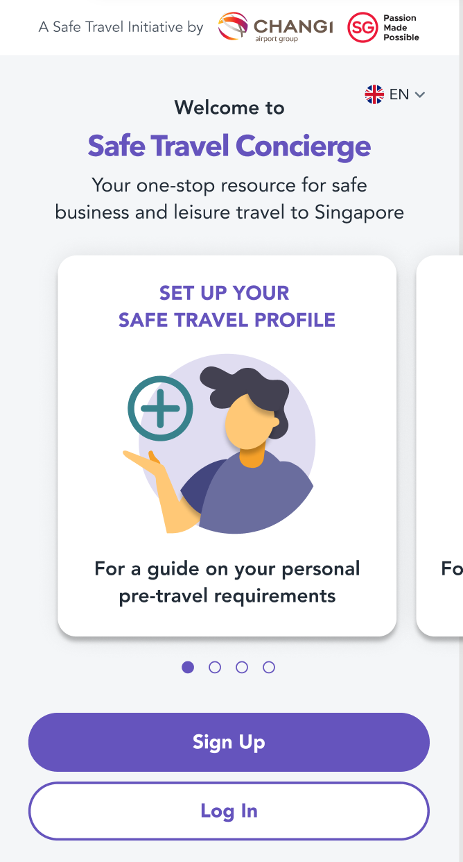 singapore safe travel concierge app