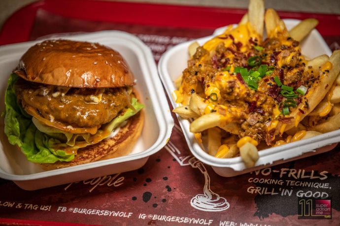 Wolf Burgers x Shen Tan Rendang Burger and Rendang Fries