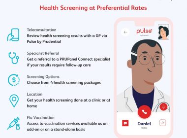 PRUPanel Connect Health Screening (Screen grab from Prudential Singapore LinkedIn Page)