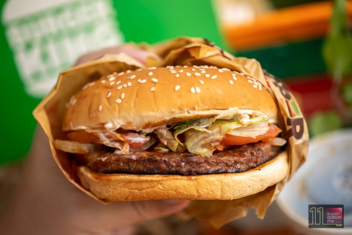 BURGER KING Plant Based WHOPPER Using The Vegetarian Butcher patties