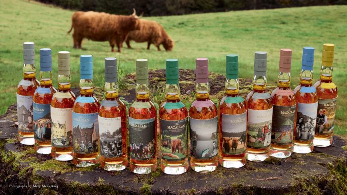 Anecdote of Ages 13 Original Bottles (The Macallan photo)
