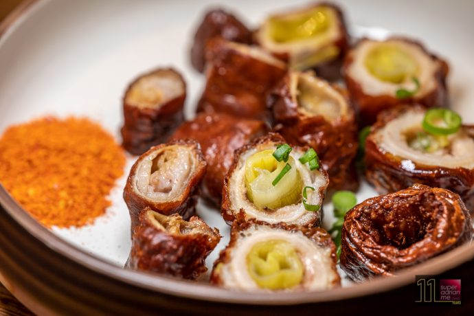 Fried Pig Intestines at Sichuan Alley