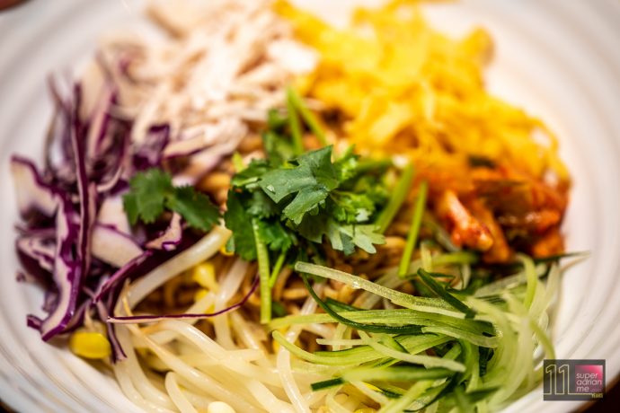 Shredded Chicken Kimchi Cold Noodle