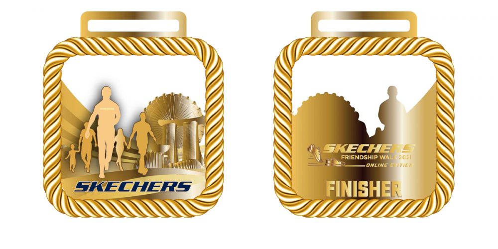 Skechers Friendship Walk medal 2021