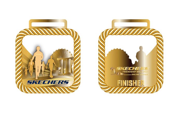 Skechers Friendship Walk medal 2021