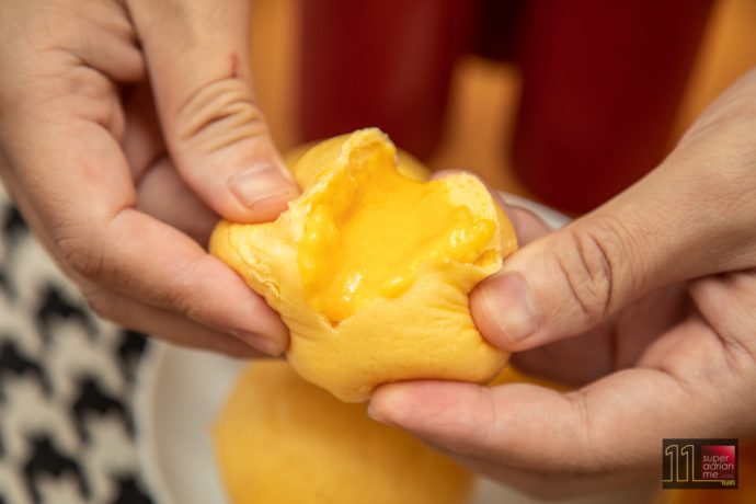 Nam Heong Salted Egg Custard Bun