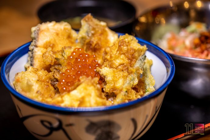 Salmon Tendon has been added to the menu at Tenya Tendon to coincide with opening of new outlet at ION Orchard on 5 July 2021 