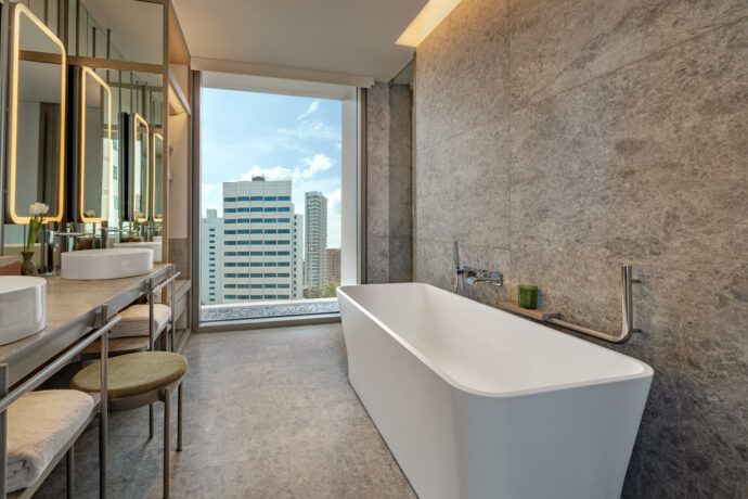 Pan Pacific Orchard Suite Bathroom