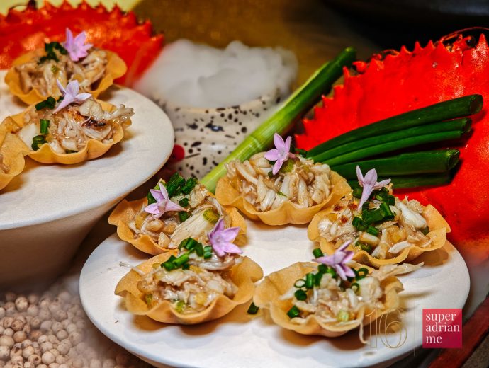 Crystal Jade Group - National Day 2026 Dishes -190903 | SUPERADRIANME.com White Pepper Crab Meat in Golden Tart - Limited edition National Day menu at Crystal Jade Palace Takashimaya Shopping Centre